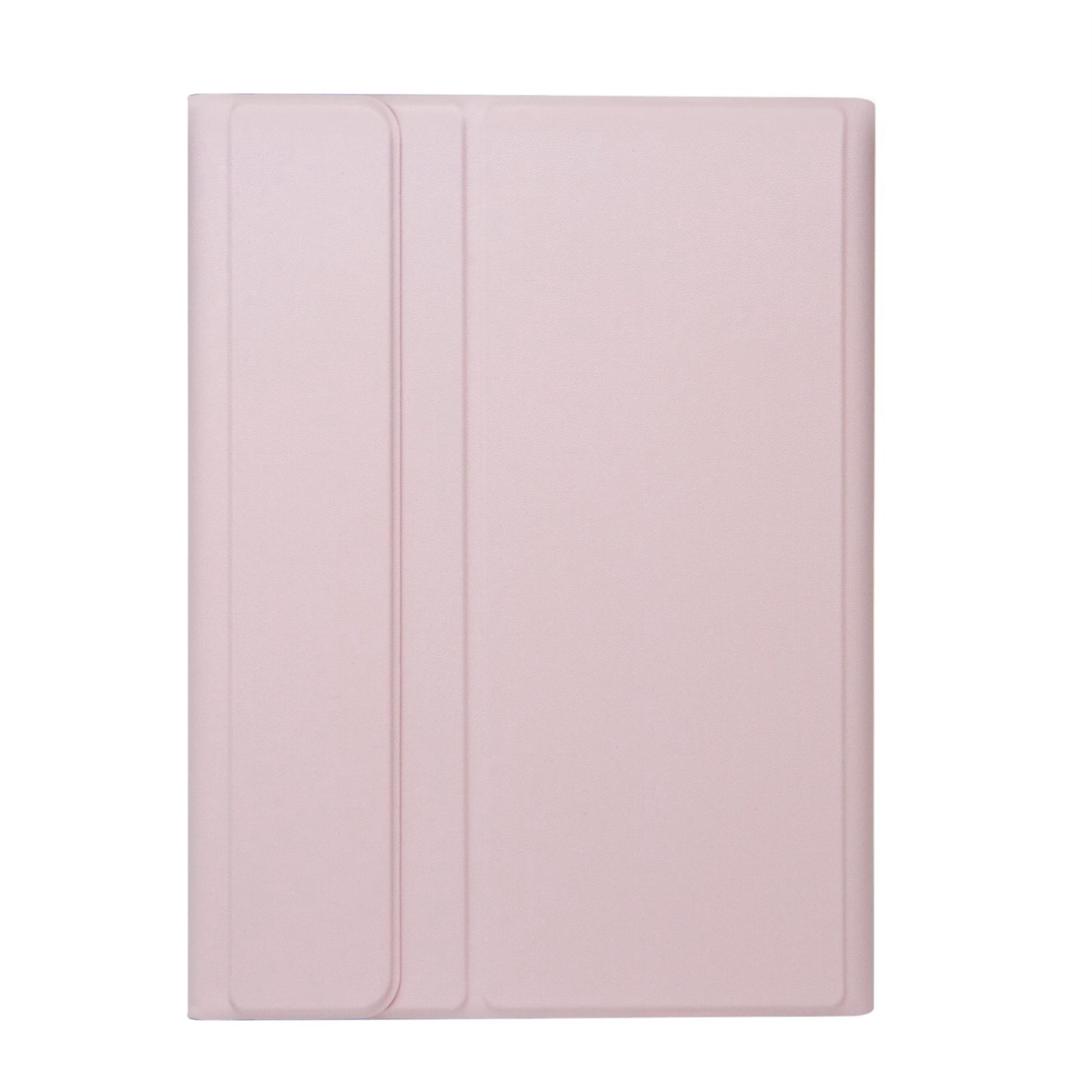 Auto Sleep / Wake Leather Smart Tri-fold Stand Case Cover with Pencil Slot Touch Keyboard for iPad Pro 11 inch 4th Generation 2022 3 2 1 Pink