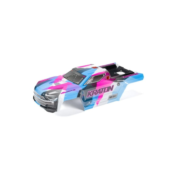 ARRMA KRATON Painted Decaled Trimmed Body Set Blue/Pink ARA-1518