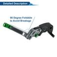 thumbnail image 6 of Unique Bargains Short Long Brake Clutch Levers for Yamaha YZF R1 15-22 6 Position Adjustable Motorcycle Handlebar Brake Lever Aluminum Alloy Titanium Handle Green End, 6 of 6