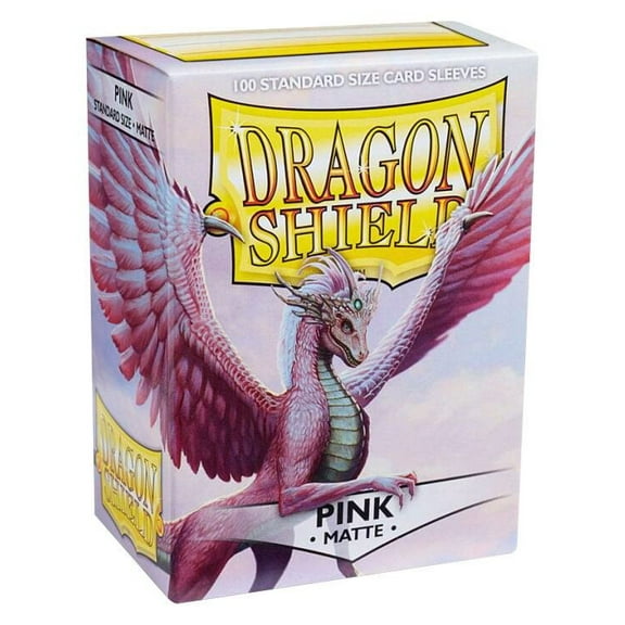 Dragon Shield Card Sleeves Standard Size  Matte Pink 100ct
