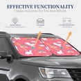 thumbnail image 4 of Balery 2 Piece Yoga Unicorn Car Windshield Sun Shade|Foldable Front Windshield Shade for Car Front Window for Most Sedans SUV Truck-Medium, 4 of 7