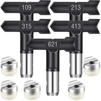 Tips for Airless Sprayer, Reversible Airless Paint Sprayer Nozzle Tips (5 Pieces - 211, 313, 415, 517, 623)