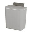 thumbnail image 2 of stanreset Kitchen Waste Compost Bin Multifunction Holder for Cabinet Door Countertop Grey 9L, 2 of 9