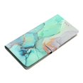 thumbnail image 3 of Nalacover Wallet Case for Samsung Galaxy A13 5G with Painting Pattern PU Leather Magnetic Kickstand Flip Folio Cover, Card Slots Holder Soft Silicone Shockproof Protective Case, Green Marble, 3 of 7