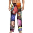 thumbnail image 2 of Picia Easter Eggs1 Mens Soft Woven Cotton Elastic Waistband Sleep Pajama Pant Lounge Sleep Pant With Pockets And Drawstring-Large, 2 of 9