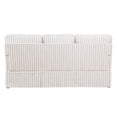 thumbnail image 3 of Tory Sofa with 4 Throw Pillows- Gray White Striped Polyester- 79 Inch, 3 of 6
