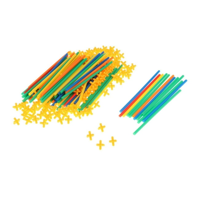 Kit de construcción de pajitas, fuerte, juguete de desarrollo, regalo para niños y niñas 400 piezas