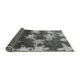 thumbnail image 2 of Ahgly Company Indoor Round Abstract Gray Modern Area Rugs, 7' Round, 2 of 4