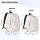 thumbnail image 2 of Balery Happy Easter Mochila Clásica Impresa Básica para Viaje, Mochila Escolar Resistente al Agua, Mochila de Lona con Correas Ajustables-Medium, 2 of 5