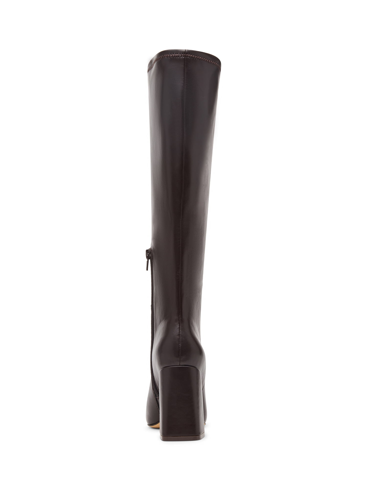Madden Girl Women's Wesley Block Heel Tall Shaft Boot (Wide Calf Available)