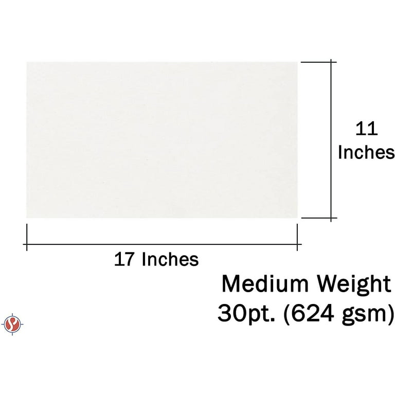 Superfine Printing Inc. 11 X 17 Black Chipboard - Cardboard Medium Weight  Chipboard Sheets - 25 Per Pack.