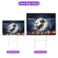 thumbnail image 5 of Happy Halloween Toy Fox Terrier Witch Pumpkins Bats Yard Sign Dog Lover Outdoor Home Lawn Garden Porch Decor - 13012, 5 of 5