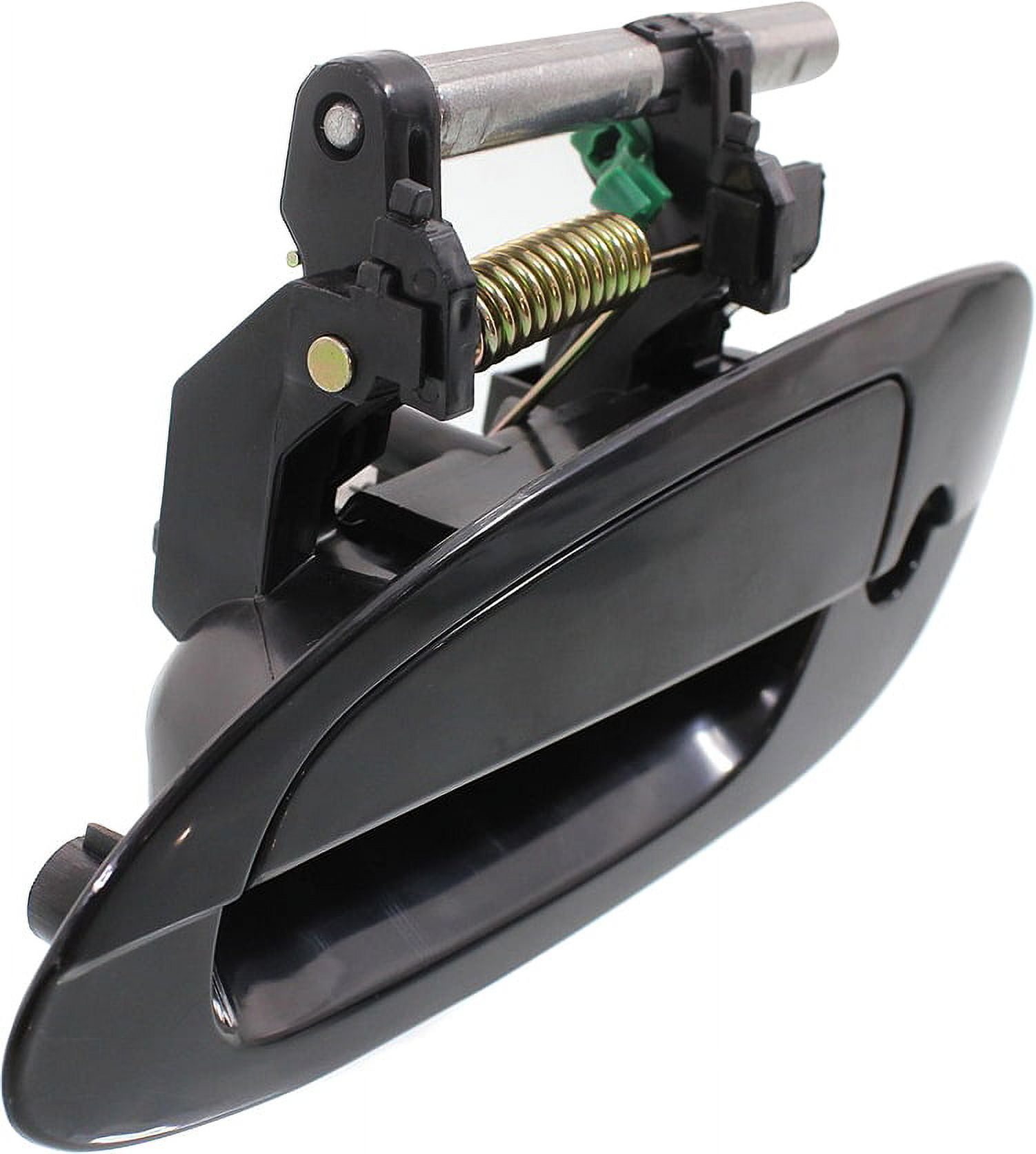 Replacement REPN462102 Exterior Door Handle Compatible with 2002-2006 Nissan Altima Front, Left Driver Smooth Black