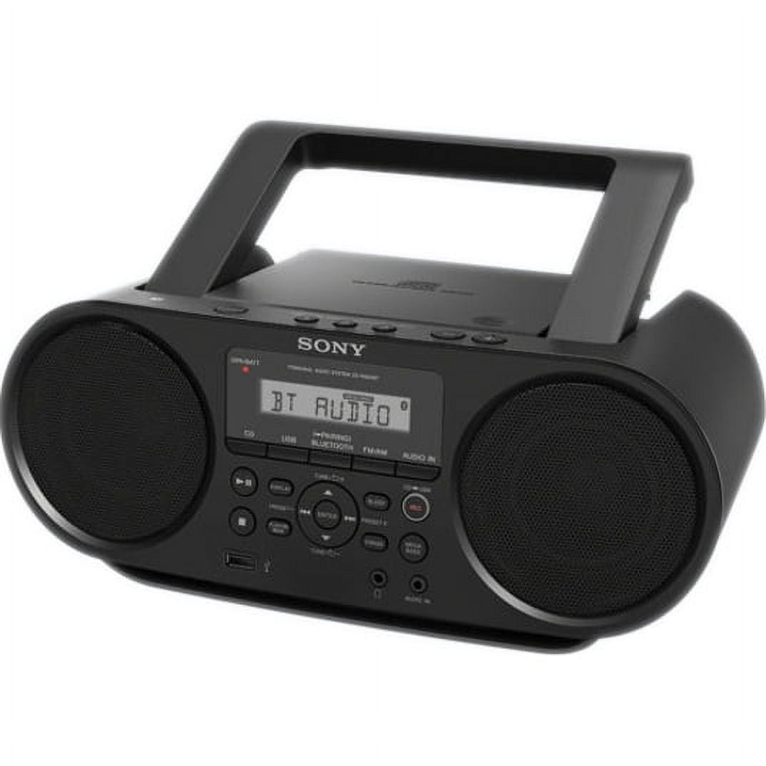 Sony Bluetooth CD/Radio Boombox with NFC One-touch, Mega Bass and