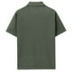 thumbnail image 4 of Blusa y camisa de manga corta con cuello vuelto Camisa de punto a rayas de verano para hombre con cuello en contraste y camisa hueca de manga corta Camiseta/camisa de manga corta con cuello vuelto Top, 4 of 5