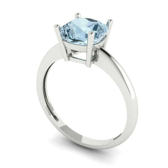 3.96ct Cushion Cut Red Ruby 18k White Gold Engraving Statement Bridal Wedding Designer Ring Size 4.75