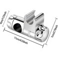 thumbnail image 4 of Adjustable 360 Rotating Shower Head Holder with Slider - Wall/Rod Mount for Bathroom Renovations (No Drill)_CP, 4 of 5