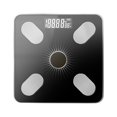 thumbnail image 1 of Graflsoa Smart Solar-Powered Bluetooth Body Fat Scale with LCD Display, ABS Base, Tempered Glass Panel, 180kg Capacity, Black/Silver/White/Pink Options, 1 of 7
