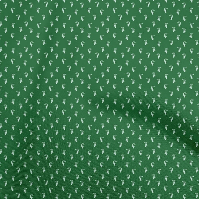 oneOone Velvet Green Fabric Toucan Fabric For Sewing Printed Craft Fabric By The Yard 58 Inch Wide