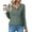 Army Green, variant on Zeagoo Womens Trendy Pullover Tops Long Sleeve Tunic Shirts V Neck Womens Fall Tunic Tops for Women 2025 Casual Blouse Sweatershirts