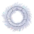 thumbnail image 2 of Vickerman 24" Sparkle White Spruce Artificial Christmas Wreath, Multi-Colored LED Lights, 2 of 6
