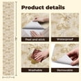 thumbnail image 5 of Peel and Stick Wallpaper 17.7in x 9.8ft Vintage Palm Tree Soft Beige Tones Contact Paper Vinyl Waterproof Self Adhesive Wall Paper for Bedroom Shelf Cabinet Renter Friendly, 5 of 8