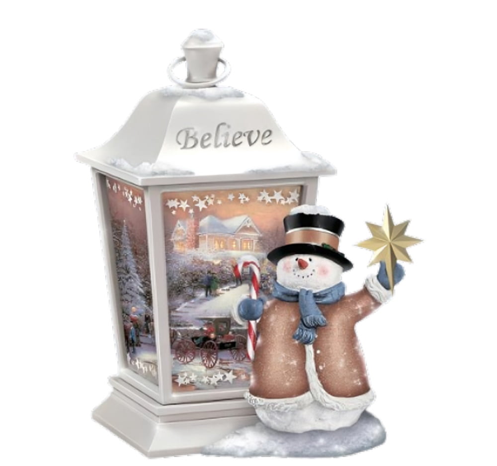 The Bradford Exchange Thomas Kinkade Illuminated Santa Claus