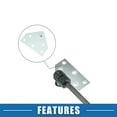 thumbnail image 6 of Unique Bargains Car Gas Spring End Fitting Mounting Bracket 10mm Ball Stud Bracket with 20 Screws Silver Tone Set of 4, 6 of 6
