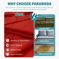 thumbnail image 5 of Kimunuk 3 Pcs Outdoor Cushion Covers, Waterproof Patio Seat Cushions Replacement Slipcovers for Wicker Rattan Conversation Furniture Set, Red, 5 of 6