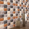 thumbnail image 5 of Azulejos Autoadhesivos de Mármol para Pared: Pegatinas Impermeables para Salpicaderos de Cocina, Baños y Salas de Estar. Fáciles de Instalar B, 5 of 5
