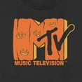 thumbnail image 2 of Women's MTV Jack-o'-lantern Logo  Graphic Tee Black Medium, 2 of 4
