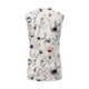 thumbnail image 5 of ICHUANYI Clearance Women Fashion Summer Sexy Fold Printed Regular Lace Sleeveless V Neck Button Top(Gray, XL) ICHUANYI WER2023080700648, 5 of 5