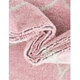 thumbnail image 4 of Unique Loom Trellis Frieze Collection Area Rug - Rounded (7' Square Light Pink/Ivory), 4 of 7