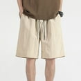 thumbnail image 2 of Men's Casual Shorts Stretchactive Quick Drying Breathable Lightweight Elastic Waist Summer Beach Drawstring Relaxed Fit Short Pants with Pockets Pants for Men 2025 Summer Casual Loose Fit, 2 of 4