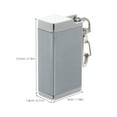 thumbnail image 7 of Mini Portable Ashtray with Lid and Keyring, Windproof Metal Ash Holder for Smokers, Lightweight Travel and Outdoor Accessory, 7 of 7