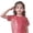 Red, variant on Girls' Sequin T-Shirt, Round Neck Short Sleeve Sparkly Top for Performances, Dance Recitals, Parties, and Special Events, Elegant Fit and Shiny Design for Stage Wear and Celebration Outfits - Blue