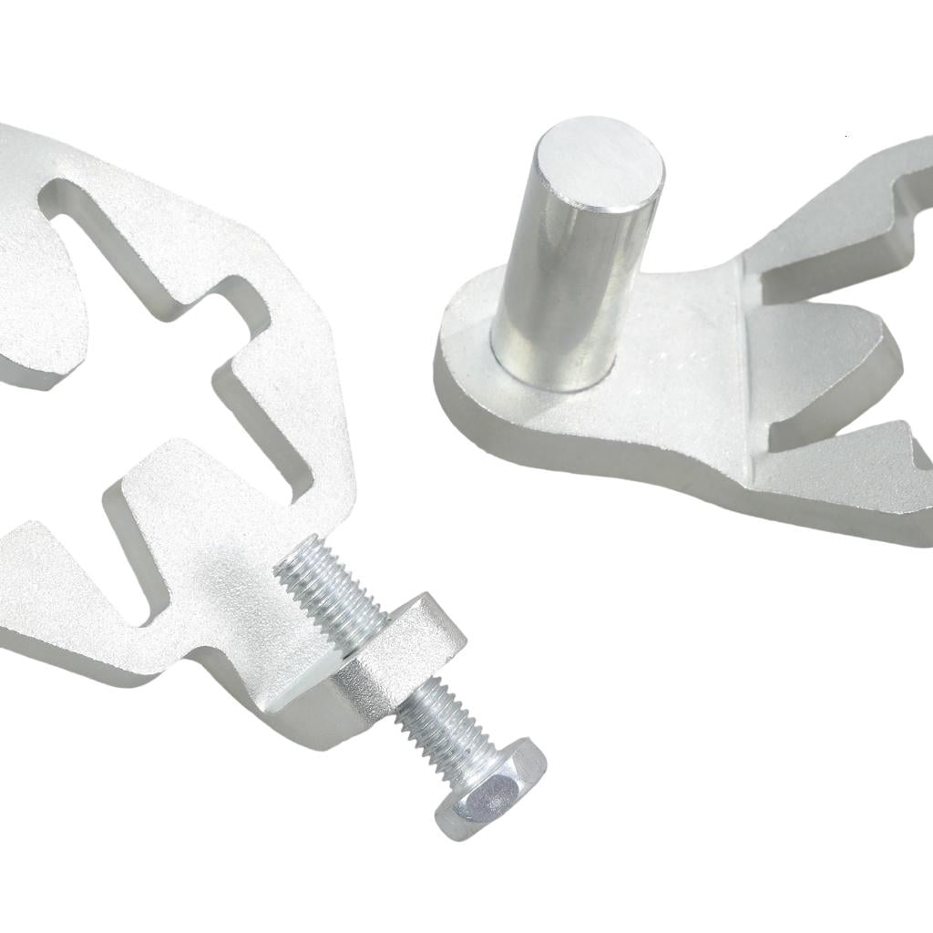 Farm Gate Hinges Pin Set of 2 Hot Dip Alloy Steel T Post Mounting Hardware for Garden Fence and Chain Link Gate