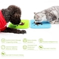 thumbnail image 6 of Dog Licking Mat with Suction Cups - Food Slow Feeder Pad for Dog Anxiety Relief(Green), 6 of 7
