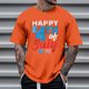 thumbnail image 1 of Tops para hombre, blusas y camisas de cuello redondo y manga corta para hombre, tops casuales de cuello redondo y manga corta con estampados especiales para hombre., 1 of 5