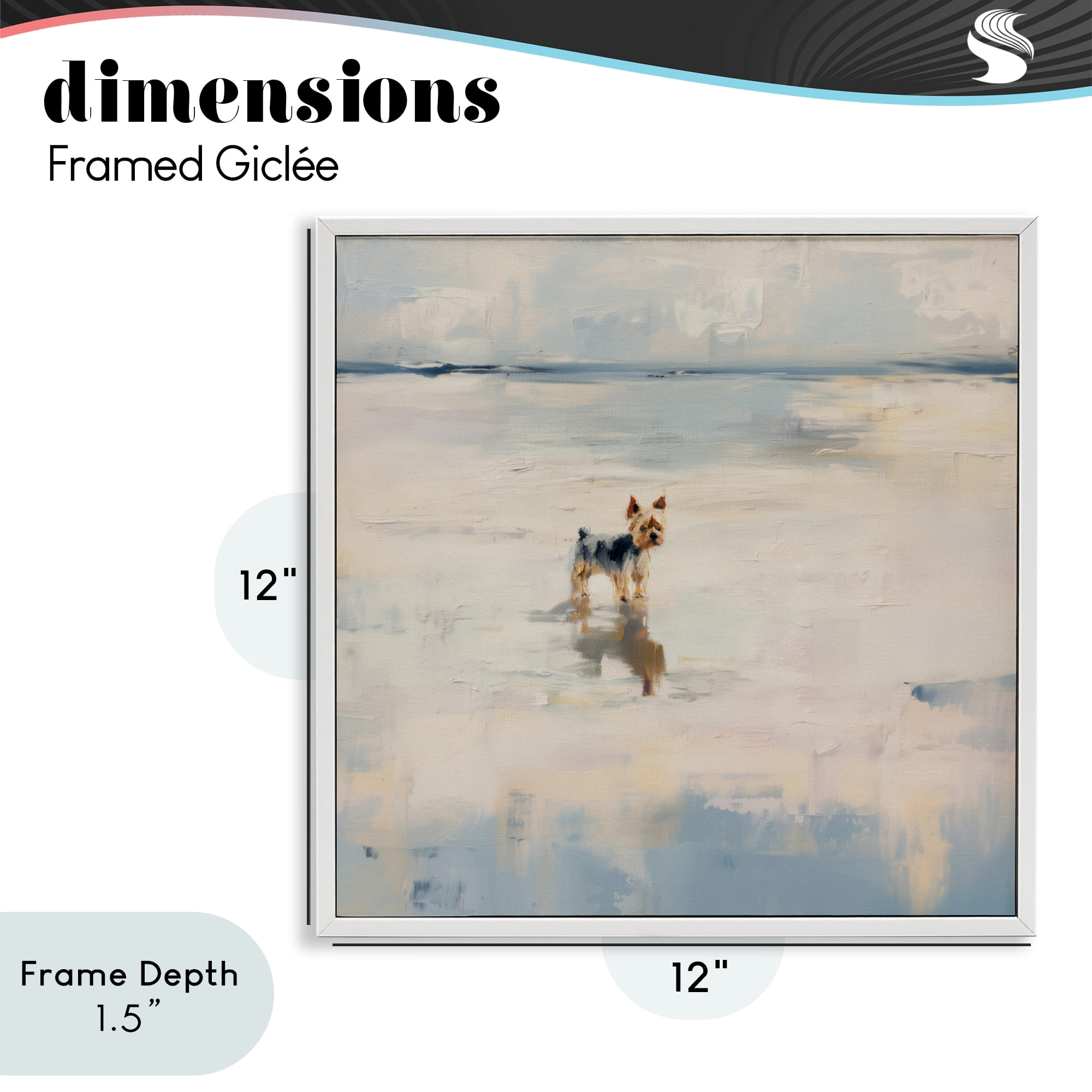 Stupell Industries Quiet Moment By The Sea White Framed Giclee Art, design by Svetlana Aleynikova