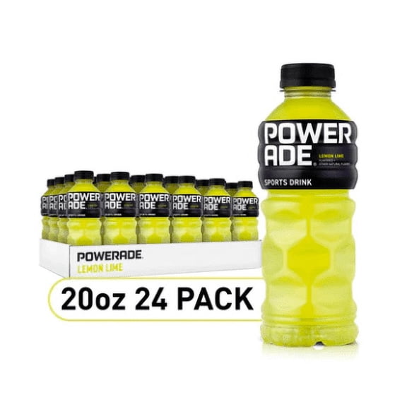 Powerade Lemon Lime Sports Drink 20 oz. 24 Bottles/Pack (049000003697)