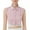 Pink, variant on Womens Detachable False Collar Blouse with Ruffle Detail Half Elastic Waist