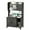 Black, variant on Tuekys Cat Litter Box Enclosure with Shelves, Litter Box Enclosure, Hidden Litter Box Furniture, Sturdy Cat Washroom Storage, Indoor Cat House Furniture,White