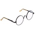 thumbnail image 4 of Accesorios de Moda Zulema Par de Gafas de Muñeca Retro Estilo Hippy Negro, 4 of 7