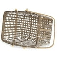 thumbnail image 3 of Natural Bamboo Basket with Wood Swing Handle 12in, 3 of 4