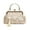 White, variant on Vintage Inspired Chinese Cheongsam Shoulder Bag with Modern Chain Crossbody Purse Handbag for Ladies