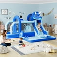 thumbnail image 6 of Dinosaur Bounce House with Slide & Climbing Wall, Oxford Cloth Inflatable Castle, Air Blower, Outdoor Backyard Jumper for Kids, 6 of 8