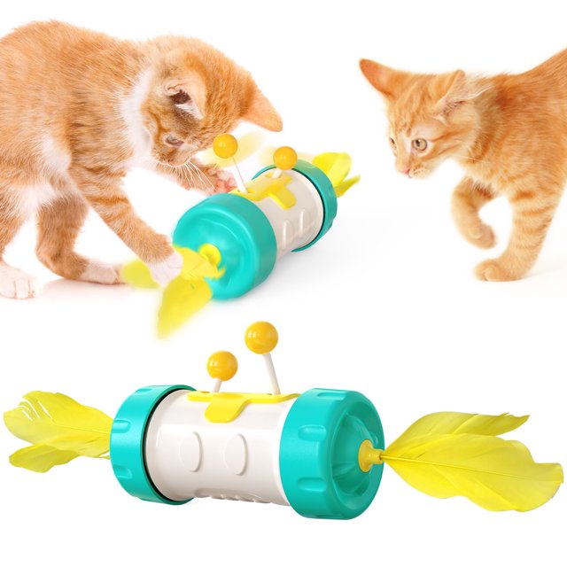 El juguete multifunción para gatos combina el movimiento de equilibrio de peso Sel sin electric Irfora juguete del gato