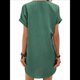 thumbnail image 2 of Camisa de Verano para Mujer, de Algodón y , con Cuello en V, Informal, de Corta, Holgada, Color Verde, Talla XL, 2 of 5