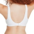 thumbnail image 3 of Hanes Womens Comfort Evolution Wirefree Bra, S, White, 3 of 3
